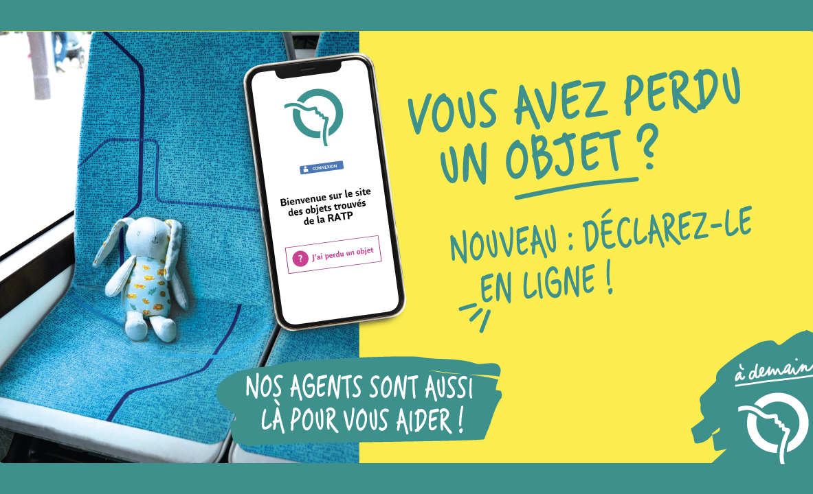 Visuel Quel est ce nouveau service de recherche d’objets perdus lancé récemment par la RATP ?